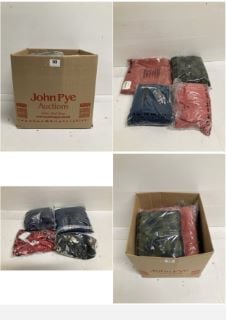 BOX OF PREMIUM CLOTHING ITEMS IN VARIOUS SIZES & DESIGNS