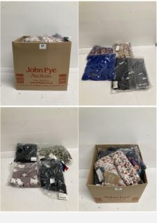 BOX OF PREMIUM CLOTHING ITEMS IN VARIOUS SIZES & DESIGNS