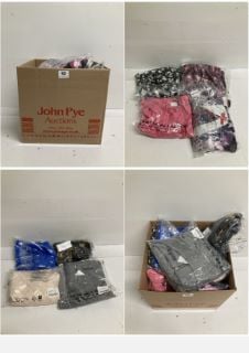 BOX OF PREMIUM CLOTHING ITEMS IN VARIOUS SIZES & DESIGNS