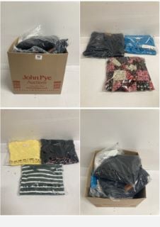 BOX OF PREMIUM CLOTHING ITEMS IN VARIOUS SIZES & DESIGNS