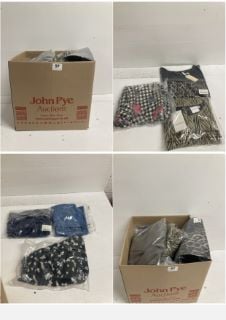 BOX OF PREMIUM CLOTHING ITEMS IN VARIOUS SIZES & DESIGNS