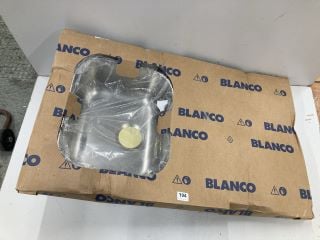 BLANCO ONE BOWL STAINLESS STEEL KITCHEN SINK WITH DRAINER