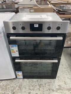 ZANUSSI DOUBLE ELECTRIC OVEN MODEL ZKHNL3X1 RRP £509 (EX-DISPLAY)