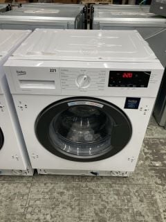 BEKO INTEGRATED WASHING MACHINE MODEL WTIK76121 RRP £299 (EX DISPLAY)