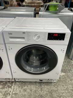 BEKO INTEGRATED WASHING MACHINE MODEL WTIK76121 RRP £299 (EX DISPLAY)