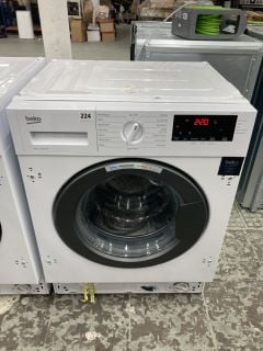 BEKO INTEGRATED WASHING MACHINE MODEL WTIK76121 RRP £299 (EX DISPLAY)