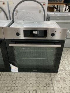 ZANUSSI SINGLE ELECTRIC OVEN MODEL ZOHCX3X2 RRP £359 (EX-DISPLAY)