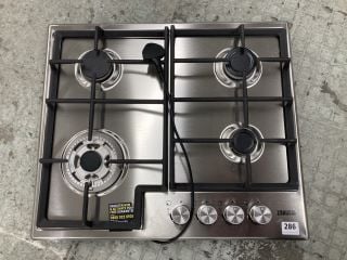 ZANUSSI FOUR RING GAS HOB MODEL ZGM66424XX RRP £249 (EX-DISPLAY)