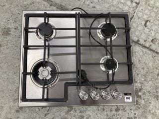 ZANUSSI FOUR RING GAS HOB MODEL ZGM66424XX RRP £249 (EX-DISPLAY)