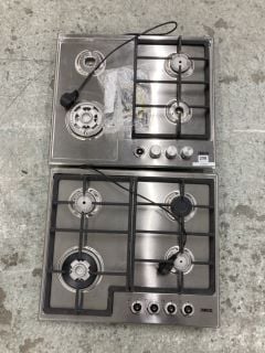 2 X ZANUSSI GAS HOBS INC MODEL ZGH66424 FOR SPARES OR REPAIR ONLY