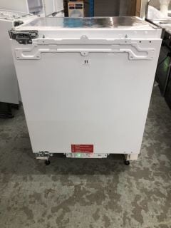 AEG INTEGRATED UNDERCOUNTER FREEZER MODEL OAB7N82EF RRP £929