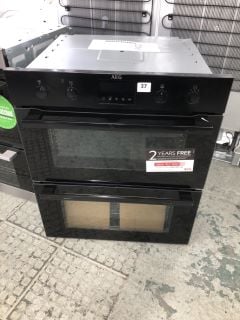 AEG DOUBLE ELECTRIC OVEN MODEL DUB535060B RRP £619