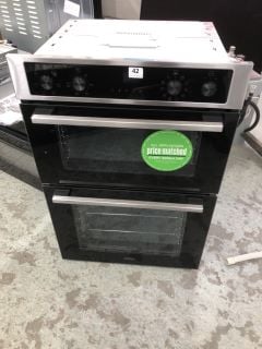 ZANUSSI DOUBLE ELECTRIC OVEN MODEL ZKCNA7XN RRP £519