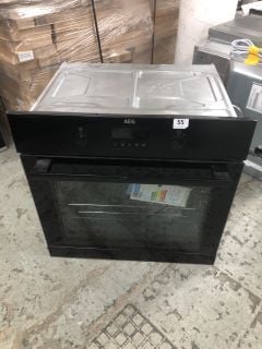 AEG SINGLE ELECTRIC OVEN MODEL BEB335061B RRP £449