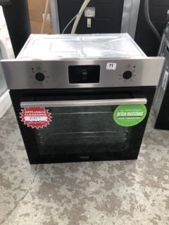 ZANUSSI SINGLE ELECTRIC OVEN MODEL ZOHNX3X1 RRP £239