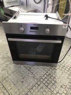 AEG SINGLE ELECTRIC OVEN MODEL BSX23101XM RRP £719