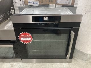 AEG SINGLE ELECTRIC OVEN MODEL BPK744L21M RRP £559