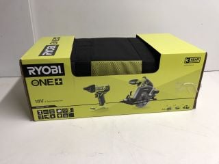 RYOBI ONE+ 18V 2 TOOL COMBO KIT RRP:£214