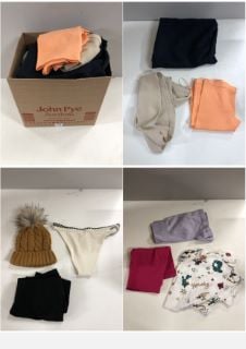 BOX OF MEN'S AND WOMEN'S UNSEALED CLOTHING