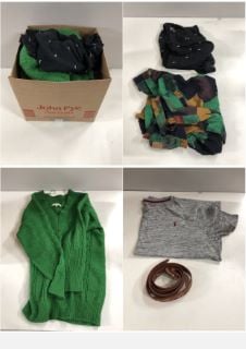 BOX OF MEN'S AND WOMEN'S UNSEALED CLOTHING