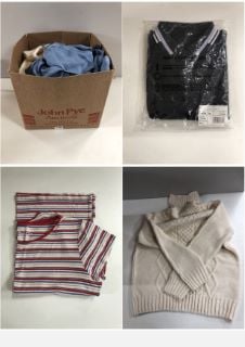 BOX OF MEN'S AND WOMEN'S UNSEALED CLOTHING