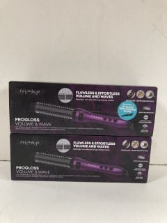 2 X PROGLOSS PERFECT FINISH CURL HAIR STYLER