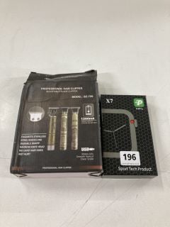 2 X ITEMS INC PROFESSIONAL HAIR CLIPPER SET