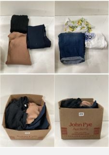 BOX OF MEN'S AND WOMEN'S UNSEALED CLOTHING