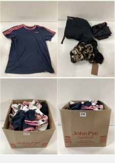 BOX OF MEN'S AND WOMEN'S UNSEALED CLOTHING