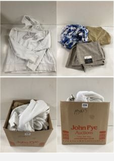 BOX OF MEN'S AND WOMEN'S UNSEALED CLOTHING