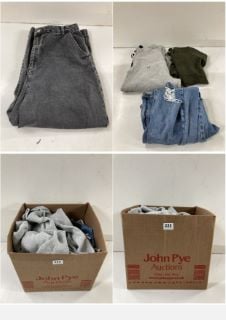 BOX OF MEN'S AND WOMEN'S UNSEALED CLOTHING