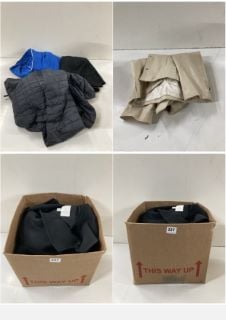 BOX OF MEN'S AND WOMEN'S UNSEALED CLOTHING