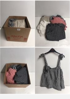 BOX OF MEN'S AND WOMEN'S UNSEALED CLOTHING