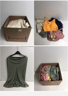 BOX OF MEN'S AND WOMEN'S UNSEALED CLOTHING