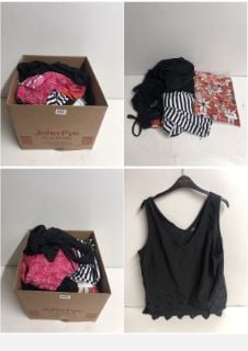 BOX OF MEN'S AND WOMEN'S UNSEALED CLOTHING