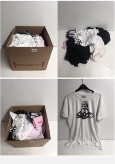 BOX OF MEN'S AND WOMEN'S UNSEALED CLOTHING