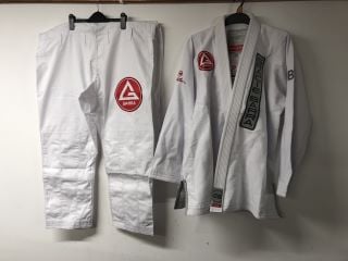 GRACIE BARRA GB1 CARLOS GRACIE JR GI SET A-1 WHITE JIU-JITSU MARTIAL ARTS WEAR