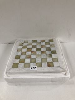 MARBLE CHESS BOARD AND PIECES