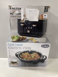 QUEST ELECTRIC WOK AJD A SALTER TOASTER