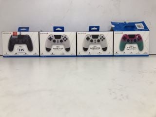 4 X GIOTECK GAME CONTROLLERS