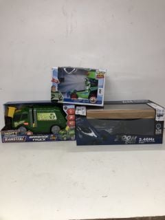 TOYS AND GAMES TO INCLUDE A TOY STORY R/C CAR