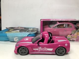 TOYS AND GAMES TO INCLUDE BARBIE R/C CAR