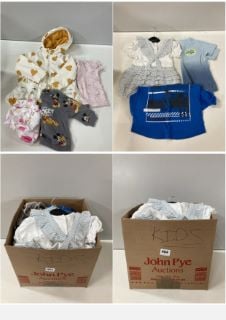 A BOX OF KIDS UNSEALED CLOTHING