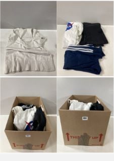 BOX OF MEN'S AND WOMEN'S UNSEALED CLOTHING