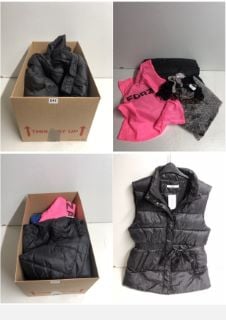 BOX OF MEN'S AND WOMEN'S UNSEALED CLOTHING