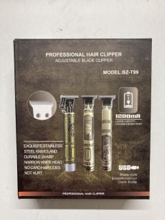 PROFESSIONAL HAIR CLIPPER WITH ADJUSTABLE BLADE