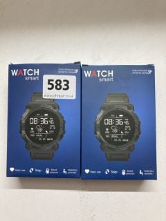 2 X SWEATPROOF SPORTS GEAR SMART WATCHES