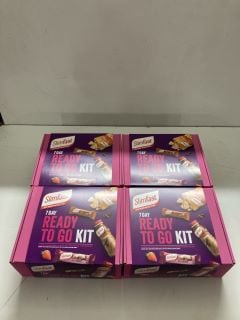 4 X SLIM FAST 7 DAY READY TO GO KITS BBE 09/24