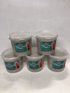 5 TUBS OF COPDOCK MILL RANGE LAYERS PELLETS CHICKEN FOOD BBE 19/10/24