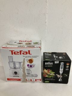 2 X KITCHEN ITEMS INC BRAUN MULTI QUICK 5V BLENDER